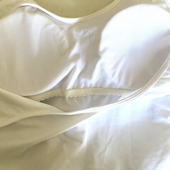 NWT Davis Bridal White Wife of the Party Swimsuit Cup Padding Chic Fun Sz M - Picture 9 of 12